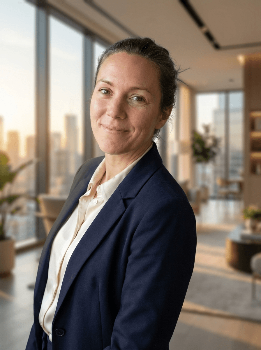 real-estate AI headshot transformation - After