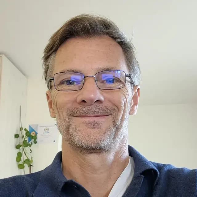 Professional headshot transformation example - Before