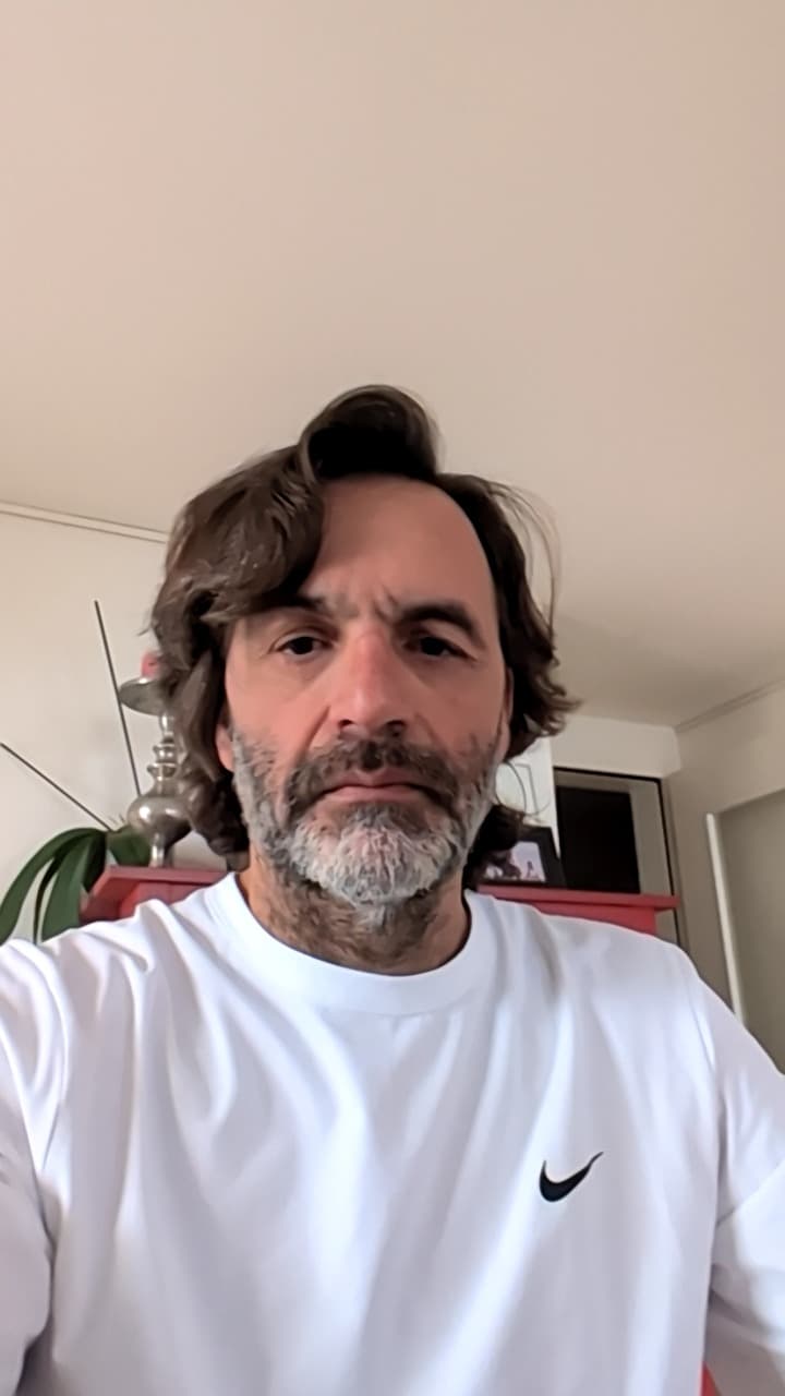 Professional headshot transformation example - Before